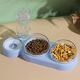 thumbnail image 1 of Pet Waterer Feeder 3-in-1 Dog Cat Food Bowl 15 grados inclinado elevado suministros para mascotas Hugtrwg Para estrenar, 1 of 6