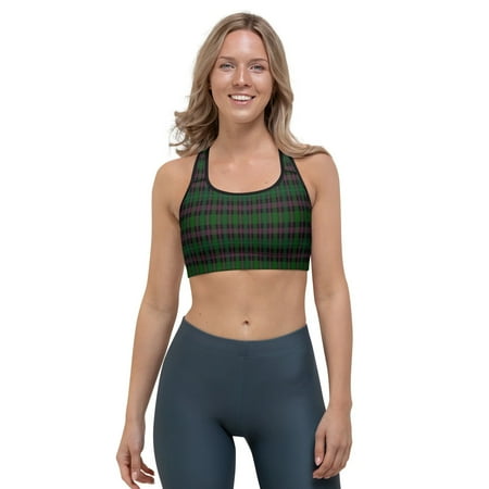 

Women’s Plaid Pattern Soft Colorful Comfortable Sports bra