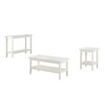 thumbnail image 4 of Convenience Concepts Table Console en Bois de Rebord, Fini Bois Blanc, 4 of 5