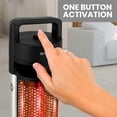 thumbnail image 5 of SereneLife Electric Patio Heater - Portable Indoor/Outdoor Heater with 360 Degree Tip-over Safety Switch, 5 of 7