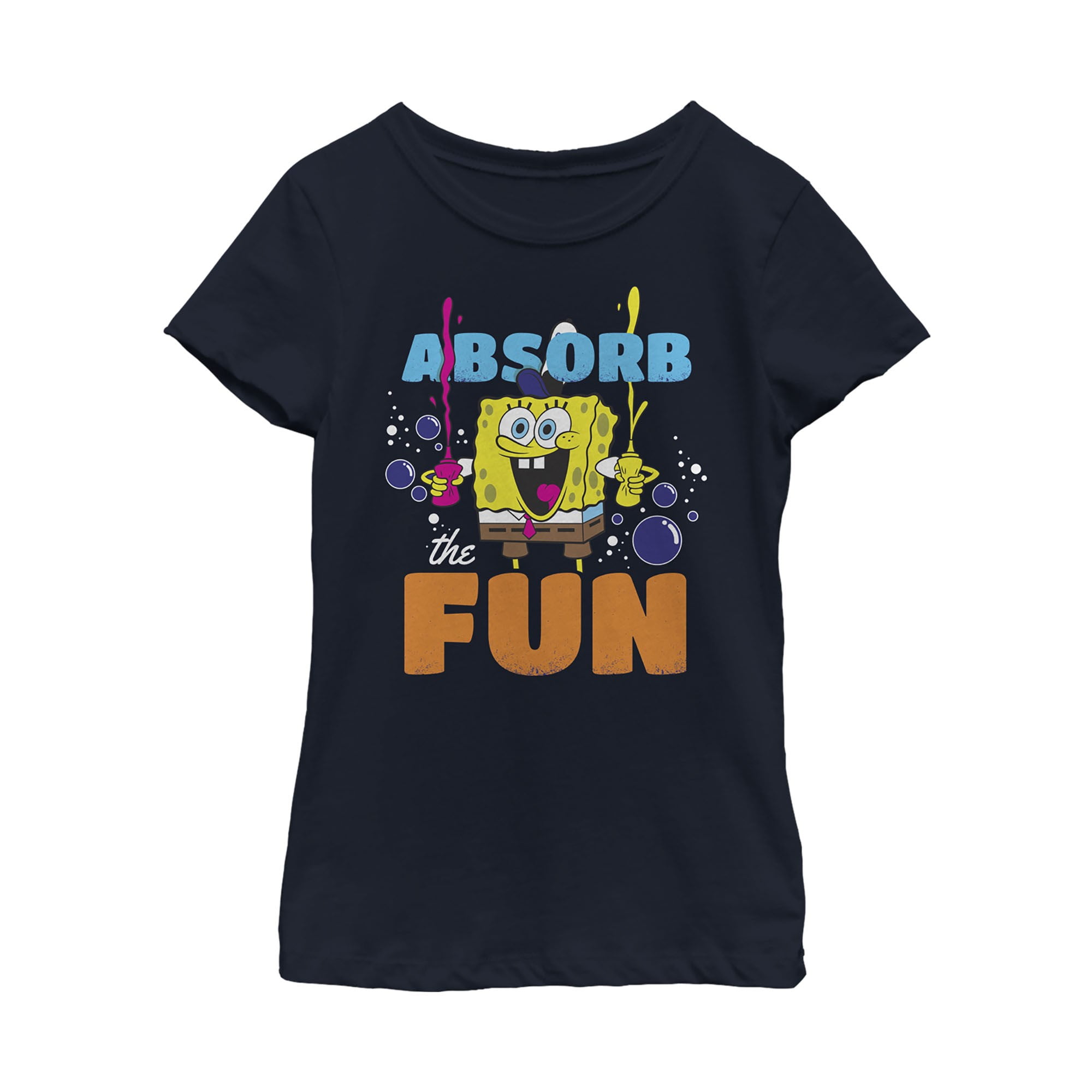 SpongeBob SquarePants Girl's SpongeBob SquarePants Absorb the Fun T