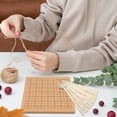 thumbnail image 2 of SHISUYAN 1 Set Macrame Board Craft Board Macrame Supplies For Braiding Knotting with Pins and Rulers, 2 of 8