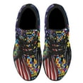 thumbnail image 2 of You'll Never Walk Alone Autism Awareness Shoes Sneakers Black Size 6, 2 of 7