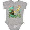 thumbnail image 3 of Inktastic Cute Lizards Hanging out Boys or Girls Baby Bodysuit, 3 of 5