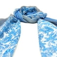 thumbnail image 2 of Brisas Triple Toned Gradation Printed French Linen Scarf Wrap for Women, 2 of 5
