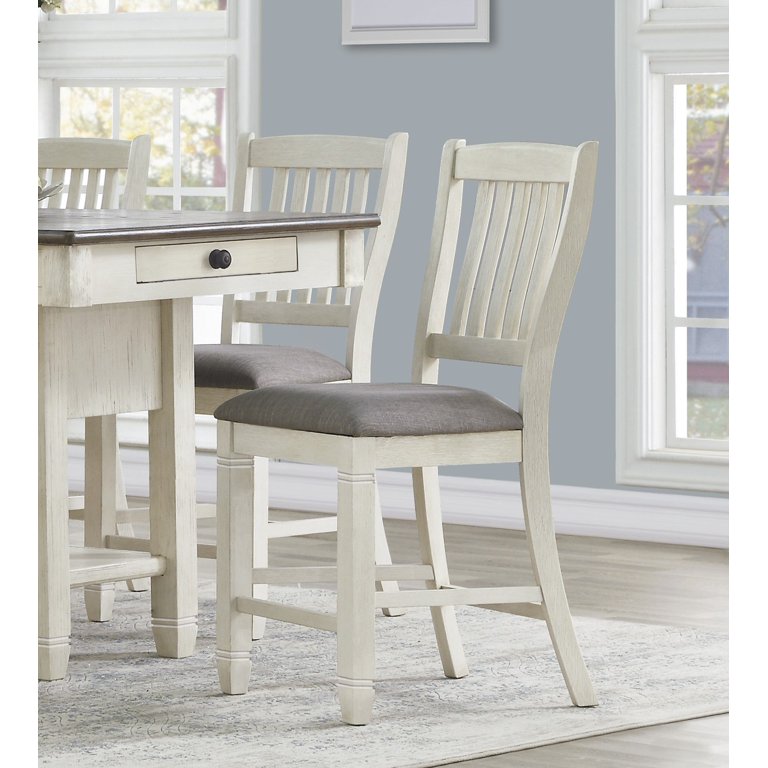 White farmhouse accent discount chair