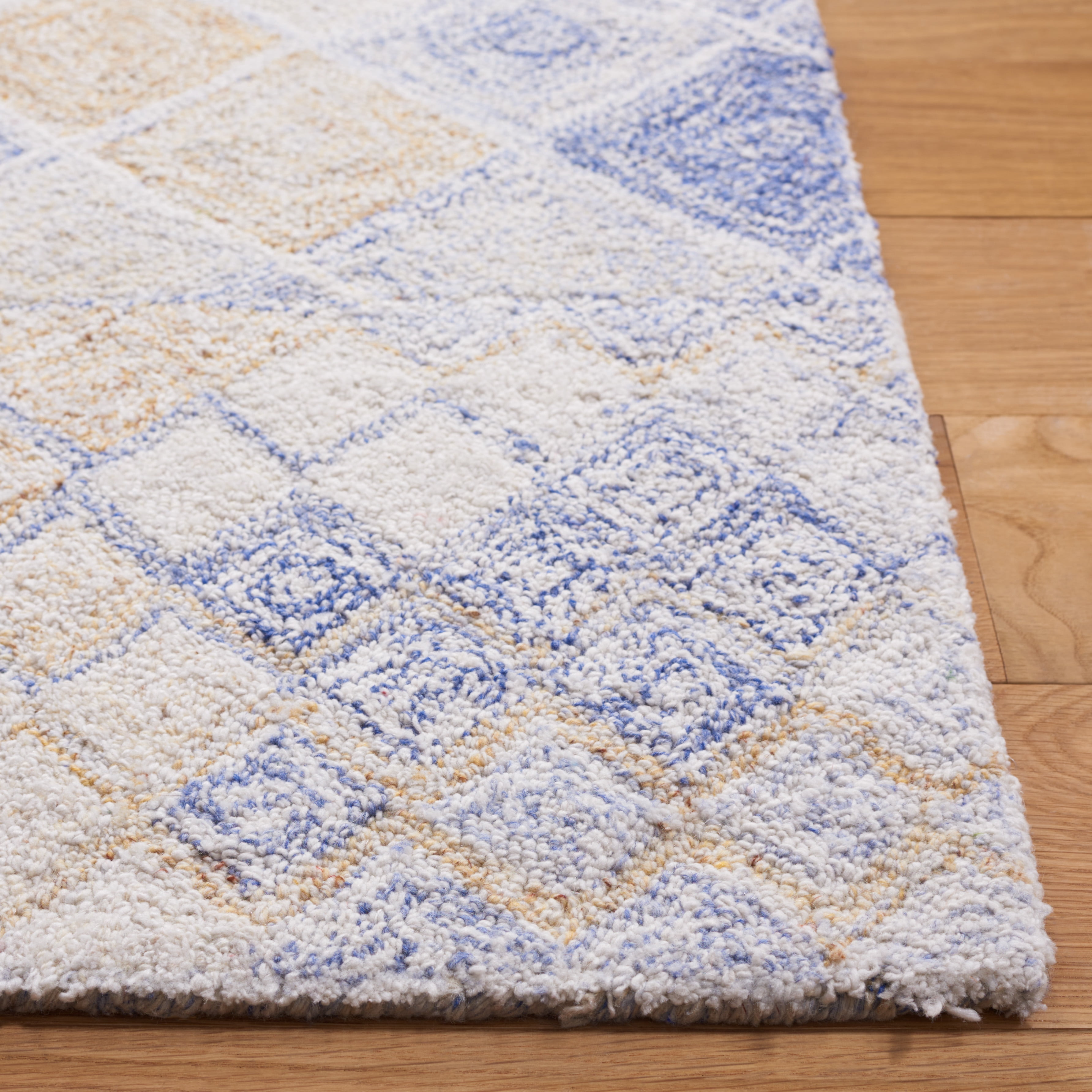 SAFAVIEH Abstract Andrea Trellis Area Rug, Blue/Gray, 5' x 8'