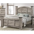 thumbnail image 7 of Queen Size Wooden Platform Bed Frame Gray Finish for Bedroom, 7 of 7