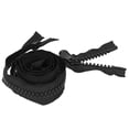 thumbnail image 3 of Keenso Black Hard Plastic Polyester Large Open Zipper for DIY Sewing Crafts, 3 of 8