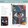 thumbnail image 3 of Kit de pintura de diamante para ojos, pintura profunda para niños adultos principiantes, regalos de decoración del hogar (16.0 x 12.0 in), 3 of 5