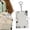 White, variant on Horplkj Star Wing-Shaped Photocard Holder Keychain - Acrylic Badge Holder with Protective Sleeves, Clear Photo Display, Portable for ID, Credit, Bus, and Student Cards