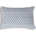 thumbnail image 2 of 100% Cotton Throw Pillow Cover (Grey, 14"X 20"), 2 of 2