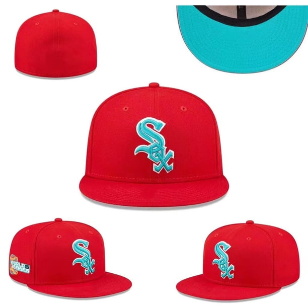2023 New Sox Sombreros ajustados Gorras de béisbol Moda Hip Hop Tamaño de hueso para hombres Mujeres Carta completa Gorras cerradas hola suerte unisex