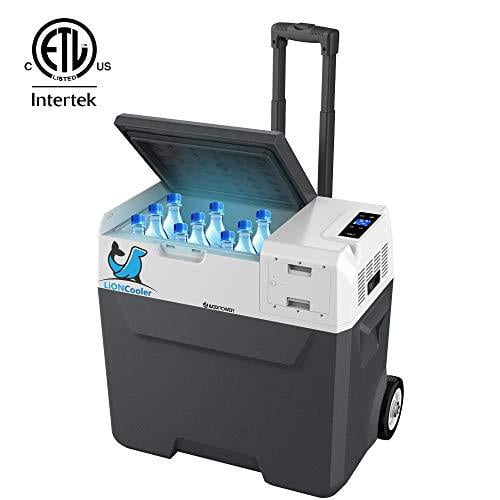 LionCooler X50A Portable Solar Fridge Freezer, 52 Quarts, (New Model)