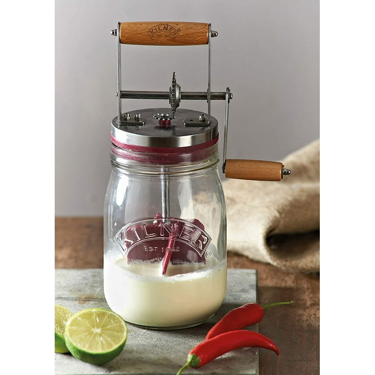 Moyic Butter Churn - Hand Crank Butter Churner. Create Delicious Homemade  Butter With Your Own Hand Crank