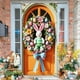 thumbnail image 1 of Cortina de puerta de Pascua adecuada para grandes suministros de fiesta, decoración de pared de jardín, fondo de decoración navideña, 1 of 6