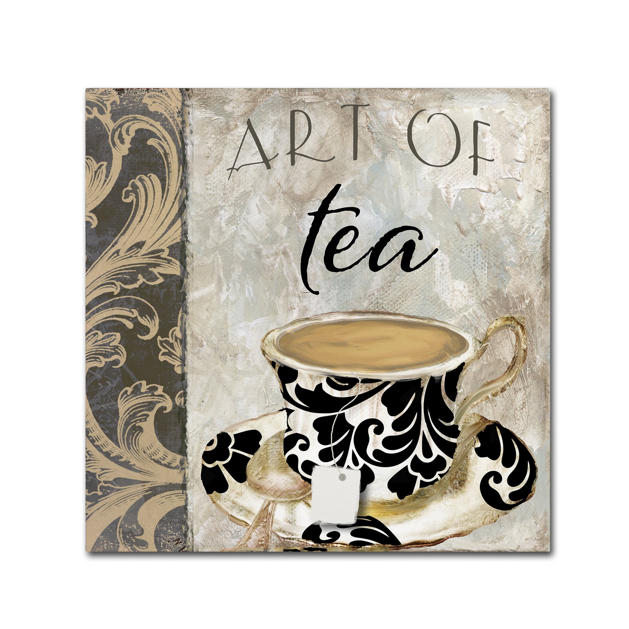 Trademark Fine Art "Art of Tea I" Canvas Art by Color Bakery