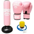 thumbnail image 1 of Tapout Pink Kids Boxing Bag Gloves Kit, 1 of 2