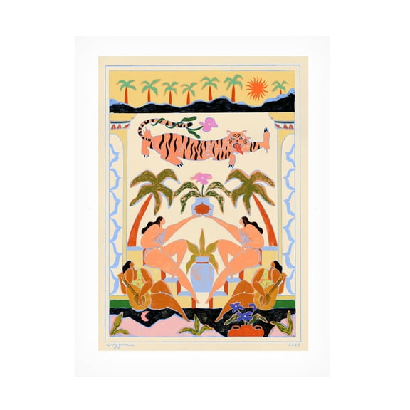 Trademark Fine Art Arty Guava Tropicana Canvas Wall Art