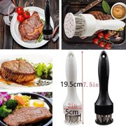 Stainless Steel Meat Tenderizer with Ultra Sharp Needle Blades Steak Pork Chops Loose Household Meat Hammer Kitchen Tools