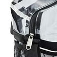 thumbnail image 4 of Clear Shoulder Bag Transparent Bag Casual Fashion Lightweight Durable Black, 4 of 8