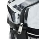 thumbnail image 4 of Bolso de hombro transparente con cierre de cremallera, bolso de PVC resistente al agua y moderno. Negro, 4 of 9