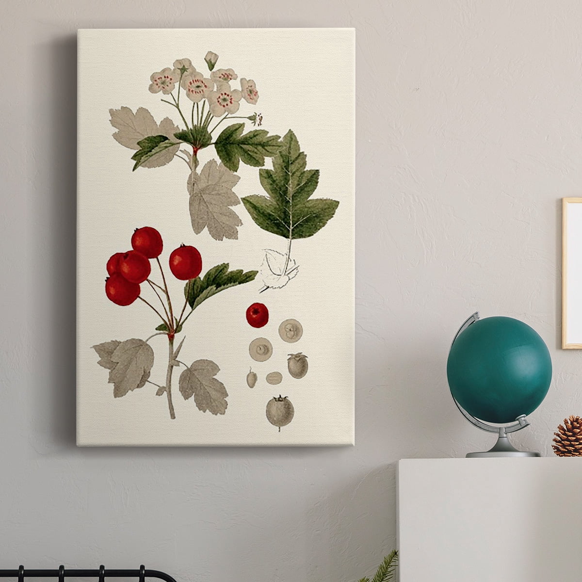 Leaves & Berries III Premium Gallery Wrapped Canvas - Ready to Hang