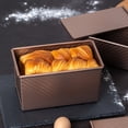 thumbnail image 4 of Carbon Steel Corrugated Non Stick Bread Mould With Lid Bake Bread Box Household Oven Baking Tools Bake Bread Mould, 4 of 6