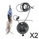 thumbnail image 1 of Juguetes con plumas para gatos,varita de plumas para gatos,juguete interactivo para gatitos de interior,juguete con palo de plumas para gatos,juguetes resistentes para gatos,accesorio de, 1 of 9