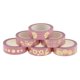 thumbnail image 2 of 6 de cinta Washi dorada, cinta decorativa de papel adhesivo para álbumes de recortes Rosado Sunnimix Cinta adhesiva, 2 of 8