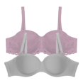 thumbnail image 1 of Bra Strapless c Encaje HANES RED LABEL 34C Multicolor 2 Piezas, 1 of 3