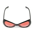 thumbnail image 2 of Black and Red Large Bow Tie Frame Sunglasses, 2 of 2