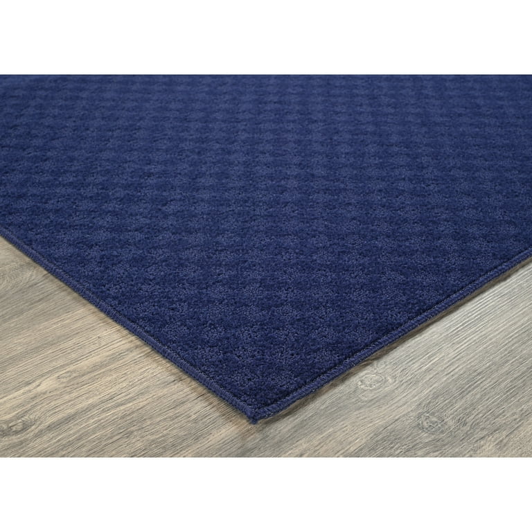 Garland Medallion 9 x 12 Navy Indoor Solid Area Rug Garland Medallion 9 x 12 Navy Indoor Solid Area Rug