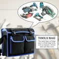 thumbnail image 3 of Electrician Tools Bag,Thickened Oxford Cloth Tools Shoulder Bag Tools Organizer Next-Gen Design, 3 of 7