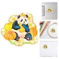 thumbnail image 3 of (13) Meilan Panda Gigante Metal Bordado Herramienta Punto Cruz 6*5 5 Cm Aguja Succión Punto Cruz Se Utilizar Imán Refrigerador, 3 of 9