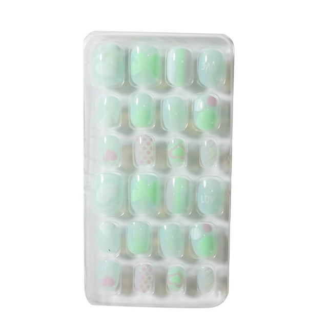 DPTALR 24 Bags Of Wearable Nails, Finished Nails, Children's Nails, Finished Nails