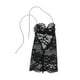 thumbnail image 1 of Vestido de encaje para mujer a escala 1:6 para juguetes sexuales CY Girls Kumik BBI TTL Negro, 1 of 9