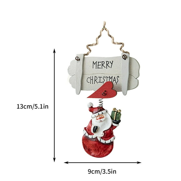 Outdoor Christmas Decorations,Hanging Vintage Christmas Ornaments Christmas Hanging Door Decorations Christmas Front Door Signs Christmas Decorations Outdoor Signs Interior Decorations