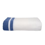 Linteum Textile (70x90 in, 2 lb, White with Blue Stripes) HOSPITAL