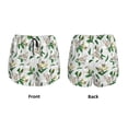 thumbnail image 5 of Lsque Lilies Flowers Printed Women's Running Shorts with Liner Pockets,Elastic Quick Dry Workout Athletic Gym Yoga Shorts,Womens High Waist Shorts-Medium, 5 of 9