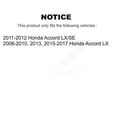 thumbnail image 2 of TEC Front Rear Ceramic Brake Pads Kit for Car Honda Accord KTC-100469, 2 of 10