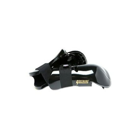 ProForce Lightning Sparring Gloves - Black, Large | 1/2" Padding For Point Fighting & Light Contact