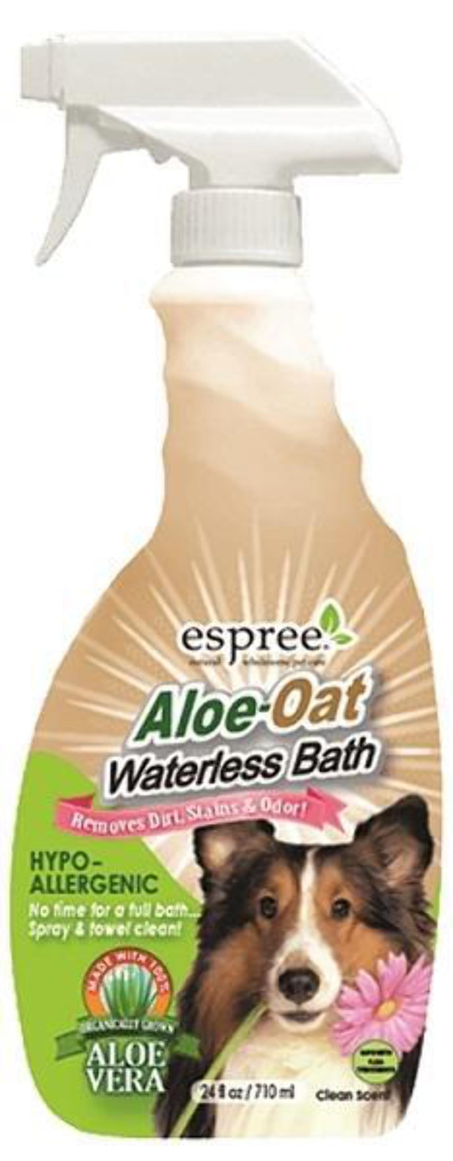 Espree Aloe Oat Waterless HypoAllergenic Bath for Pets Dogs 24 oz