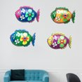 thumbnail image 6 of SDJMa Metal Fish Wall Decorations Tropical Fish Wall Art 3D Sculpture Ocean Animal Figures Vintage Nautical Coastal Wall Decorations, 6 of 7