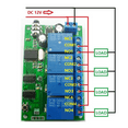 thumbnail image 3 of AD22B04 4 Channel Relay DTMF Tone Signal Decoder Remote Control Relay Module 12V DC for PLC Smart Home, 3 of 6