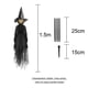 thumbnail image 3 of Decoración de casa de bruja de Halloween, accesorios luminosos, ropa, 1 bruja negra sin control de voz, sonido luminoso., 3 of 7
