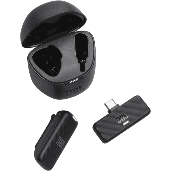 Open Box JBL JBLSTRMWLUSBCBLKAM Quantum Stream Wireless USB-C - Wearable Wireless Streaming Microphone