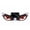 A, variant on 2026 new Solar Demon Eye LED Car Window Light, Wireless No Drill Solar and USB Powered Devil Eyes Warning Lights for Cars Windshield Rear Window, Waterproof Eyes Animated for Suvs Trucks Vans