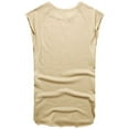 thumbnail image 4 of JINMGG Mens Shirts ,Fashion Men's Summer Baggy Solid Sleeveless T Shirts Tops Blouses, 4 of 9