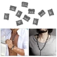 thumbnail image 4 of 10 piezas os Rune Beard Bead Set anillos de nórdicos para , colgantes de Paracordaa para el cabello, s DIY - 4 Estilo 4 BLESIY cuentas para barba cuentas para rastas, 4 of 8